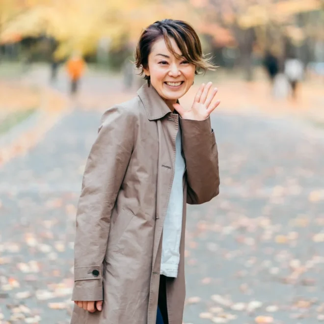 「​子​ど​も​の​得​意​な​こ​と​を​見​つ​け​る​お​手​伝​い​を​し​た​い​」​と​話​す​青​木​美​紀​さ​ん​