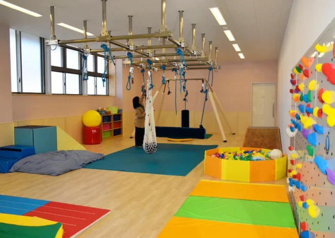 新しくなった上富良野町の子どもセンターの運動機能室