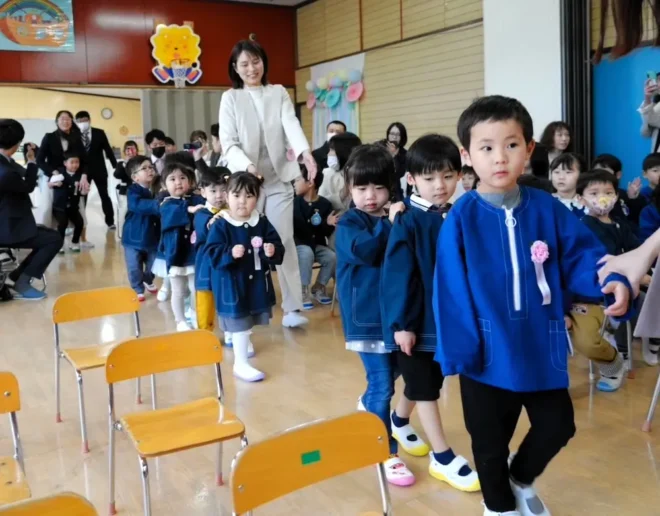 「認定こども園」移行後、初めて行われた入園式