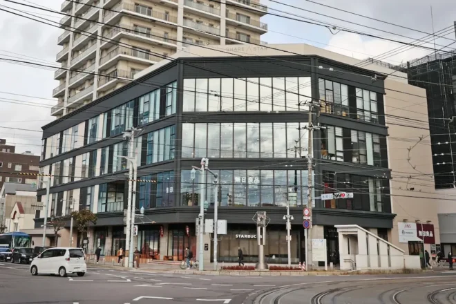 生活雑貨店「ロフト」の出店が計画されているシエスタハコダテ(大城戸剛撮影)
